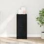 Aparador Negro de Roble - 30x30x70 cm, Hecho de Madera Elaborada de , Aparadores - Ref: Foro24-862098, Precio: 42,85 €, Descu...