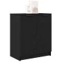 Cabinet para zapatos Negro Roble 59x35x70 cm Madera elaborada de , Armarios y almacenamiento - Ref: Foro24-862100, Precio: 84...