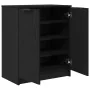 Cabinet para zapatos Negro Roble 59x35x70 cm Madera elaborada de , Armarios y almacenamiento - Ref: Foro24-862100, Precio: 84...