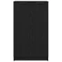 Armario para zapatos en roble negro, 59x35x100 cm, hecho de madera de , Armarios y almacenamiento - Ref: Foro24-862102, Preci...