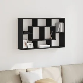 Estante de pared - Roble negro, 85 x 16 x 52.5