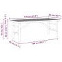 Mesa de café 110x50x43 cm de bambú | Foro24.es | Tu tienda online para hogar, jardín y más Foro24.es