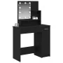 Mesa de Maquillaje LED en Roble Negro - 86.5 x 35 x 136 cm by , Tables - Ref: Foro24-862108, Price: 112,06 €, Discount: -5%%