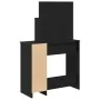 Mesa de Maquillaje LED en Roble Negro - 86.5 x 35 x 136 cm by , Tables - Ref: Foro24-862108, Price: 112,06 €, Discount: -5%%