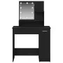 Mesa de Maquillaje LED en Roble Negro - 86.5 x 35 x 136 cm by , Tables - Ref: Foro24-862108, Price: 112,06 €, Discount: -5%%