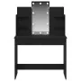 Mesa de tocador con luces LED Negro Roble 96x40x142 cm de , Tocadores para dormitorios - Ref: Foro24-862109, Precio: 136,97 €...