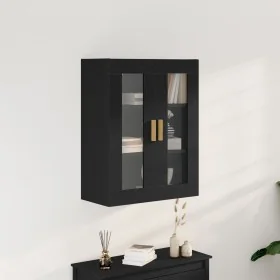 Armario de pared de roble negro - 69.5x34x90 cm