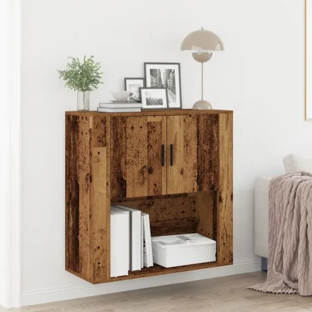 Gabinete de pared Madera antigua 80x33x80 cm Madera fabricada | Foro24.es | Tu tienda online para hogar, jardín y más Foro24.es