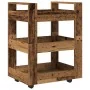 Carro de cocina de madera antigua 60x45x80 cm de madera ingeniería | Foro24.es | Tu tienda online para hogar, jardín y más Foro24.es