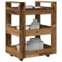 Carro de cocina de madera antigua 60x45x80 cm de madera ingeniería | Foro24.es | Tu tienda online para hogar, jardín y más Foro24.es