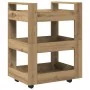 Carro de cocina Roble Artisan 60x45x80 cm Madera de ingeniería von , Küchen- und Speisewagen - Ref: Foro24-862118, Preis: 72,...