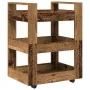 Carro de cocina de madera antigua 60x45x80 cm de madera ingeniería | Foro24.es | Tu tienda online para hogar, jardín y más Foro24.es