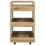 Carro de cocina Roble Artisan 60x45x80 cm Madera de ingeniería von , Küchen- und Speisewagen - Ref: Foro24-862118, Preis: 72,...