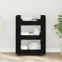 Carro de Cocina Roble Negro 60x45x80 cm Madera Engineered | Foro24.es | Tu tienda online para hogar, jardín y más Foro24.es