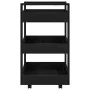 Carro de Cocina Roble Negro 60x45x80 cm Madera Engineered | Foro24.es | Tu tienda online para hogar, jardín y más Foro24.es