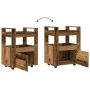 Carro de Cocina de Madera Vieja 60x45x80 cm de Madera Elaborada | Foro24.es | Tu tienda online para hogar, jardín y más Foro24.es