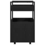Carro de Cocina Roble Negro 60x45x80 cm Madera elaborada | Foro24.es | Tu tienda online para hogar, jardín y más Foro24.es