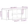 Mueble de TV Madera Antigua 100x35x40 cm Madera Ingenierizada | Foro24.es | Tu tienda online para hogar, jardín y más Foro24.es