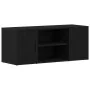 Cabinet de TV Negro Roble 100x35x40 cm Madera Fabricada | Foro24.es | Tu tienda online para hogar, jardín y más Foro24.es