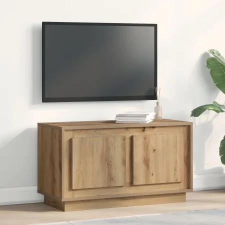 mueble para TV de Roble Artesanal 80x35x45 cm de Madera Elaborada | Foro24.es | Tu tienda online para hogar, jardín y más Foro24.es