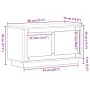 Mueble para TV Negro Roble 80x35x45 cm Madera de ingeniería | Foro24.es | Tu tienda online para hogar, jardín y más Foro24.es