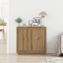 Aparador Artesano Roble 80x34x75 cm Madera Ingenierizada | Foro24.es | Tu tienda online para hogar, jardín y más Foro24.es