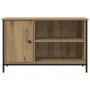 Cabinet de TV de roble artesanal 80x40x50 cm de madera procesada y acero by , TV Furniture - Ref: Foro24-862143, Price: 67,35...