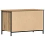 Cabinet de TV de roble artesanal 80x40x50 cm de madera procesada y acero by , TV Furniture - Ref: Foro24-862143, Price: 67,35...