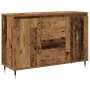 Mueble de almacenamiento con puertas y cajones de madera vieja 101,5x35x70 cm | Foro24.es | Tu tienda online para hogar, jardín y más Foro24.es