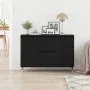 Sideboard con Puertas y Cajones Negro Roble 101,5x35x70 cm | Foro24.es | Tu tienda online para hogar, jardín y más Foro24.es