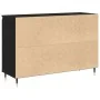 Sideboard con Puertas y Cajones Negro Roble 101,5x35x70 cm | Foro24.es | Tu tienda online para hogar, jardín y más Foro24.es