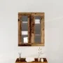 Armario de pared vidaxl con puertas de vidrio madera vieja 69,5x34x90 cm | Foro24.es | Tu tienda online para hogar, jardín y más Foro24.es