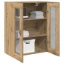 Armario de Pared con Puertas de Cristal Roble Artesano 69,5x34x90 cm von , Sideboards - Ref: Foro24-862160, Preis: 100,30 €, ...
