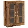 Armario de pared con puertas de vidrio Madera antigua 69,5x34x90 cm | Foro24.es | Tu tienda online para hogar, jardín y más Foro24.es