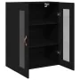 Gabinete Montado en la Pared con Puertas de Vidrio Roble Negro 69,5x34x90 cm | Foro24.es | Tu tienda online para hogar, jardín y más Foro24.es