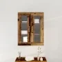 Armario de pared con puertas de vidrio Madera antigua 69,5x34x90 cm | Foro24.es | Tu tienda online para hogar, jardín y más Foro24.es