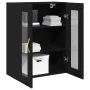 Armario de pared con puertas de vidrio Roble negro 69,5x34x90 cm | Foro24.es | Tu tienda online para hogar, jardín y más Foro24.es