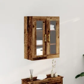 Cabinet Montado en la Pared con Puertas de Vidrio