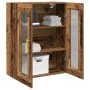 Cabinet Montado en la Pared con Puertas de Vidrio Madera Vieja 69,5x34x90 cm | Foro24.es | Tu tienda online para hogar, jardín y más Foro24.es