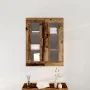 Cabinet Montado en la Pared con Puertas de Vidrio Madera Vieja 69,5x34x90 cm | Foro24.es | Tu tienda online para hogar, jardín y más Foro24.es