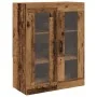 Gabinete Montado en la Pared de con Puertas de Vidrio - Madera Vieja - 69.5x34x90 cm von , Sideboards - Ref: Foro24-862168, P...