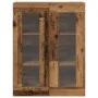 Gabinete Montado en la Pared de con Puertas de Vidrio - Madera Vieja - 69.5x34x90 cm von , Sideboards - Ref: Foro24-862168, P...