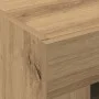 Gabinete Suspendido con Puertas de Vidrio Roble Artesanal 69.5x34x90 cm | Foro24.es | Tu tienda online para hogar, jardín y más Foro24.es
