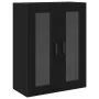 Gabinete Montado en la Pared con Puertas de Vidrio Roble Negro 69.5x34x90 cm | Foro24.es | Tu tienda online para hogar, jardín y más Foro24.es