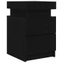 Cabinet de Noche con Luces LED Negro Roble 35x39x55 cm | Foro24.es | Tu tienda online para hogar, jardín y más Foro24.es