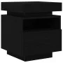Cabinet de Noche con Luces LED Roble Negro 40x39x48,5 cm | Foro24.es | Tu tienda online para hogar, jardín y más Foro24.es