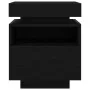 Gabinete de Noche con Luces LED 2 pcs Negro Roble 40x39x48.5 cm von , Nachttische - Ref: Foro24-862187, Preis: 132,39 €, Raba...
