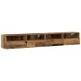 Gabinetes de TV 2 pcs Madera Vieja 100x30x30 cm Madera Elaborada by , TV Furniture - Ref: Foro24-862189, Price: 101,06 €, Dis...