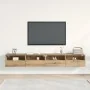 Gabinetes de TV 2 pcs de roble artesanal 100x30x30 cm de madera elaborada von , TV-Möbel - Ref: Foro24-862191, Preis: 101,06 ...