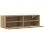 Gabinetes de TV 2 pcs de roble artesanal 100x30x30 cm de madera elaborada von , TV-Möbel - Ref: Foro24-862191, Preis: 101,06 ...